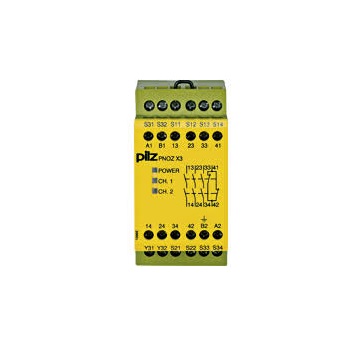 PNOZ XV3 0.5/24VDC 3n/o 2n/o t fix